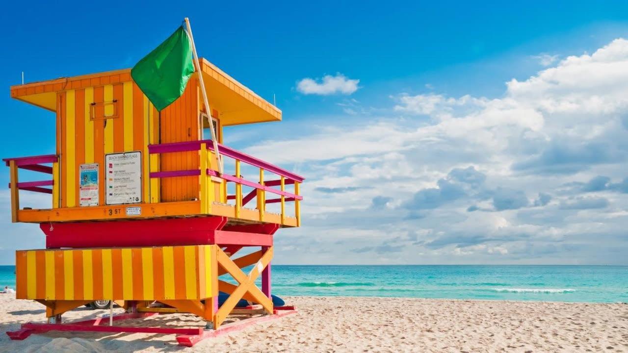 South Beach Free Parking Family & Pet Friendly Walk To Beach & Bay Маями Бийч Екстериор снимка